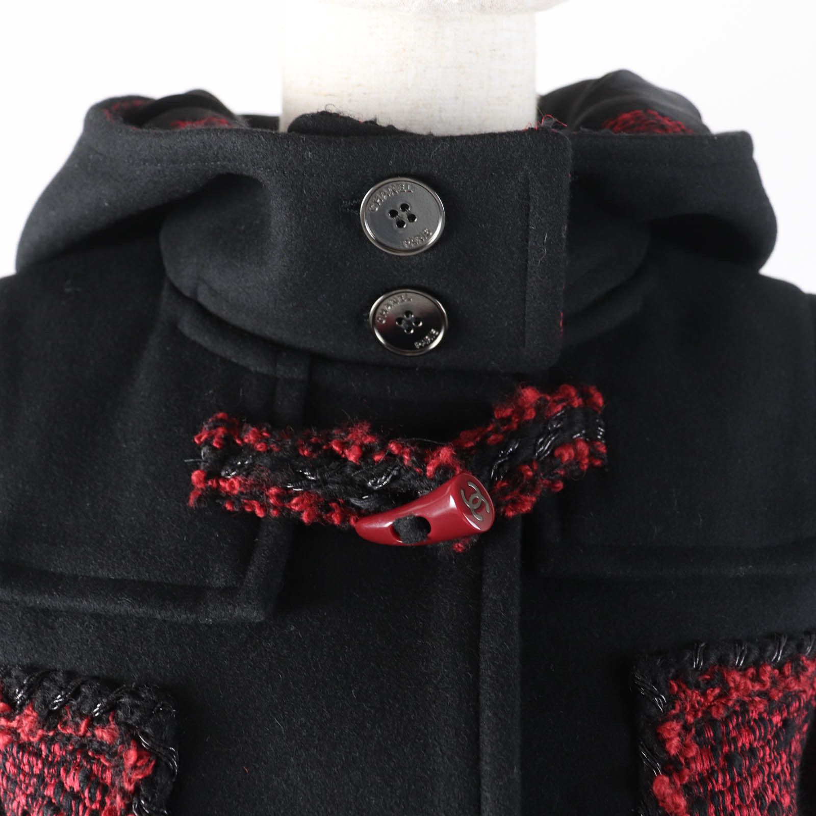 Chanel Chanel Chanel P42310W05008 Wool Acrylic Silk Blend Tweed Coat Others Outerwear P42310W05008 Size ONE SIZE - 4 Thumbnail