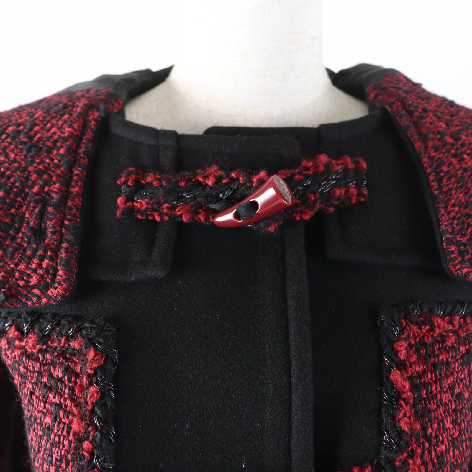Chanel Chanel Chanel P42310W05008 Wool Acrylic Silk Blend Tweed Coat Others Outerwear P42310W05008 Size ONE SIZE - 5 Thumbnail