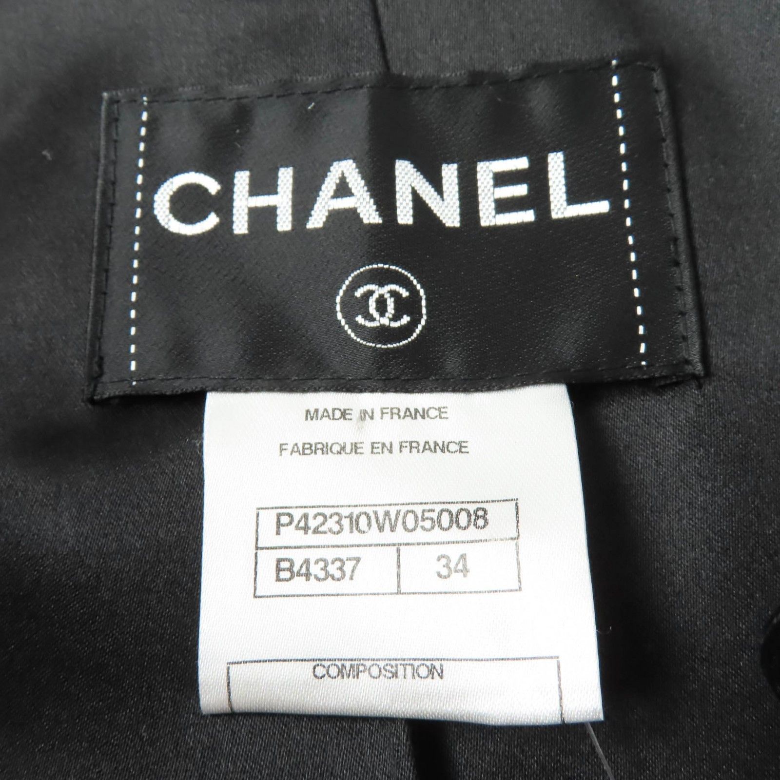 Chanel Chanel Chanel P42310W05008 Wool Acrylic Silk Blend Tweed Coat Others Outerwear P42310W05008 Size ONE SIZE - 9 Thumbnail