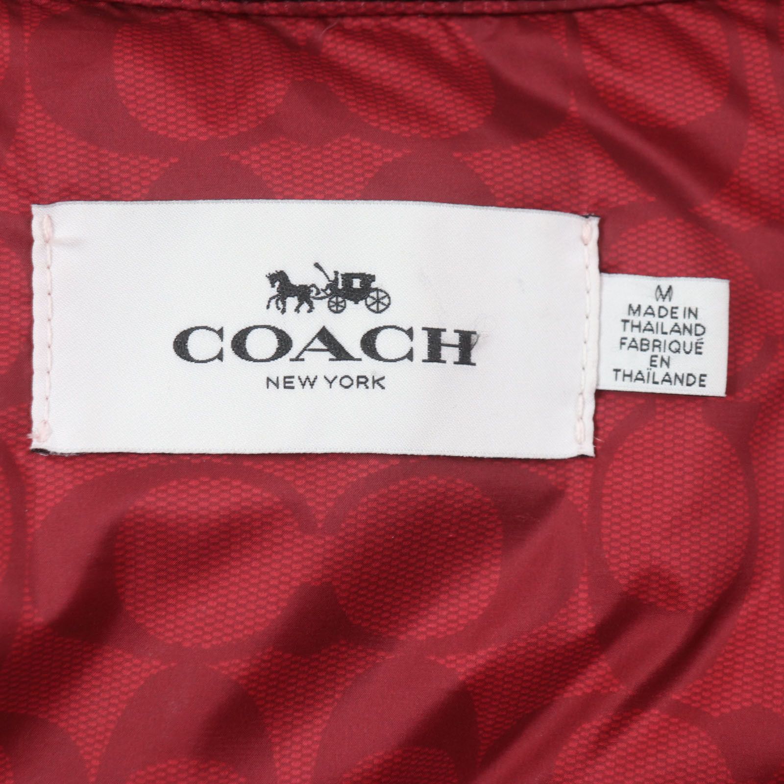Coach Coach Coach Buffalo check Signature leather cotton acrylic down jacket Cotton Outerwear 6632 Size ONE SIZE - 7 Thumbnail