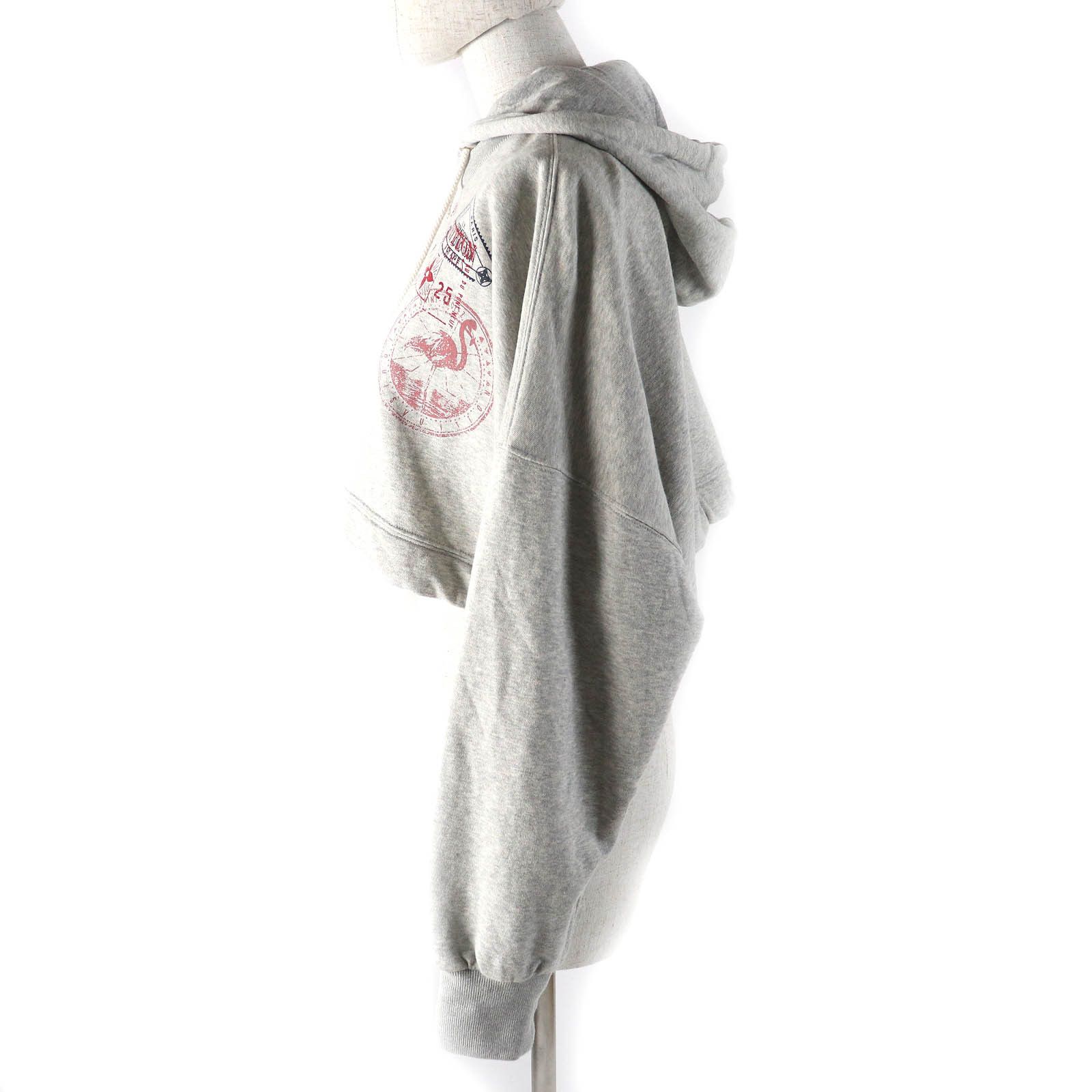 Louis Vuitton Louis Vuitton Louis Vuitton Flight mode Travel Stamp Crop Hoodie Cotton Hoodie Cotton Sweatshirts & Hoodies Size ONE SIZE - 2 Thumbnail