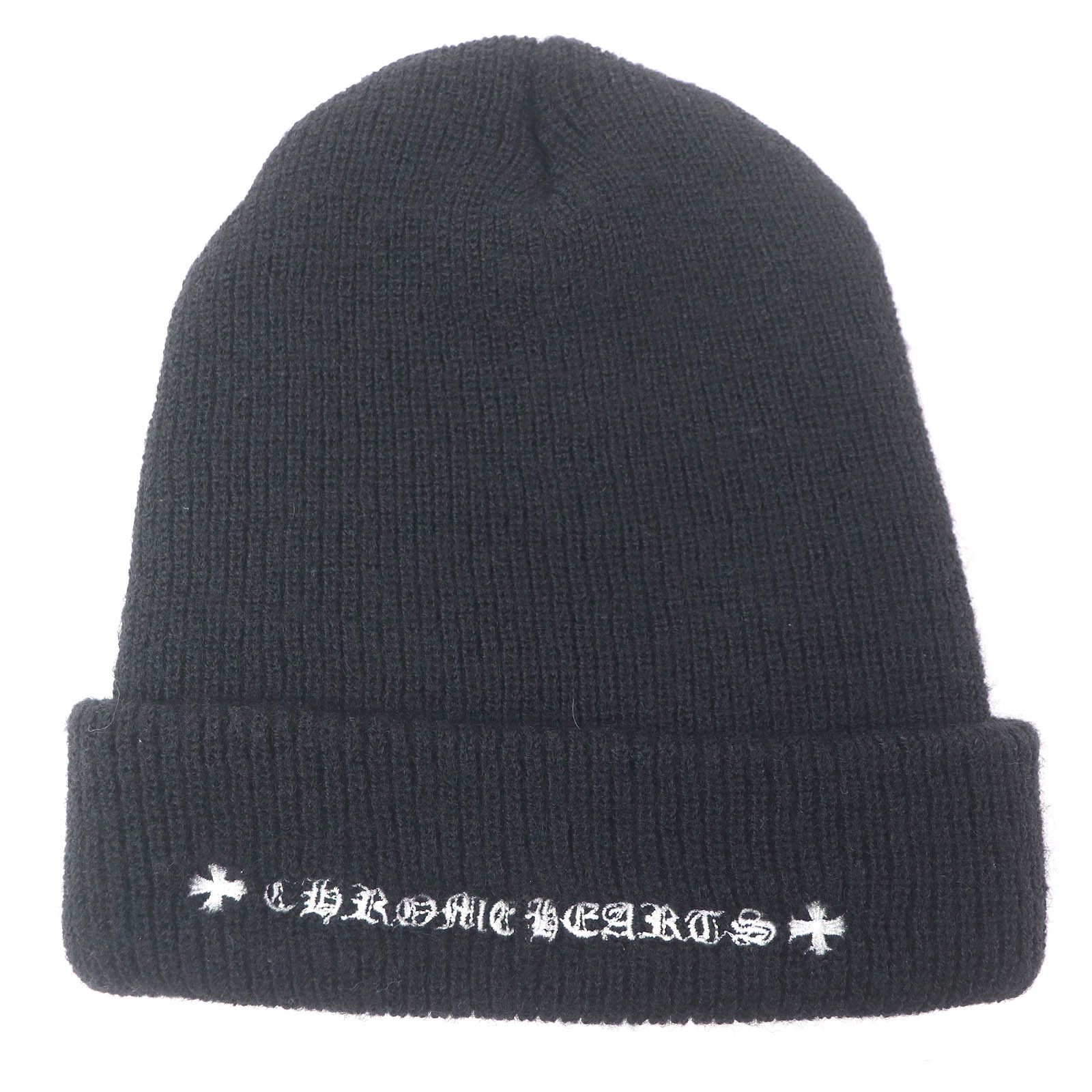 帽子 CHROME HEARTS CH Plus WOOL WATCH CAP Chrome Hearts Wool Watch Cap CH Plus Embroidered Beanie