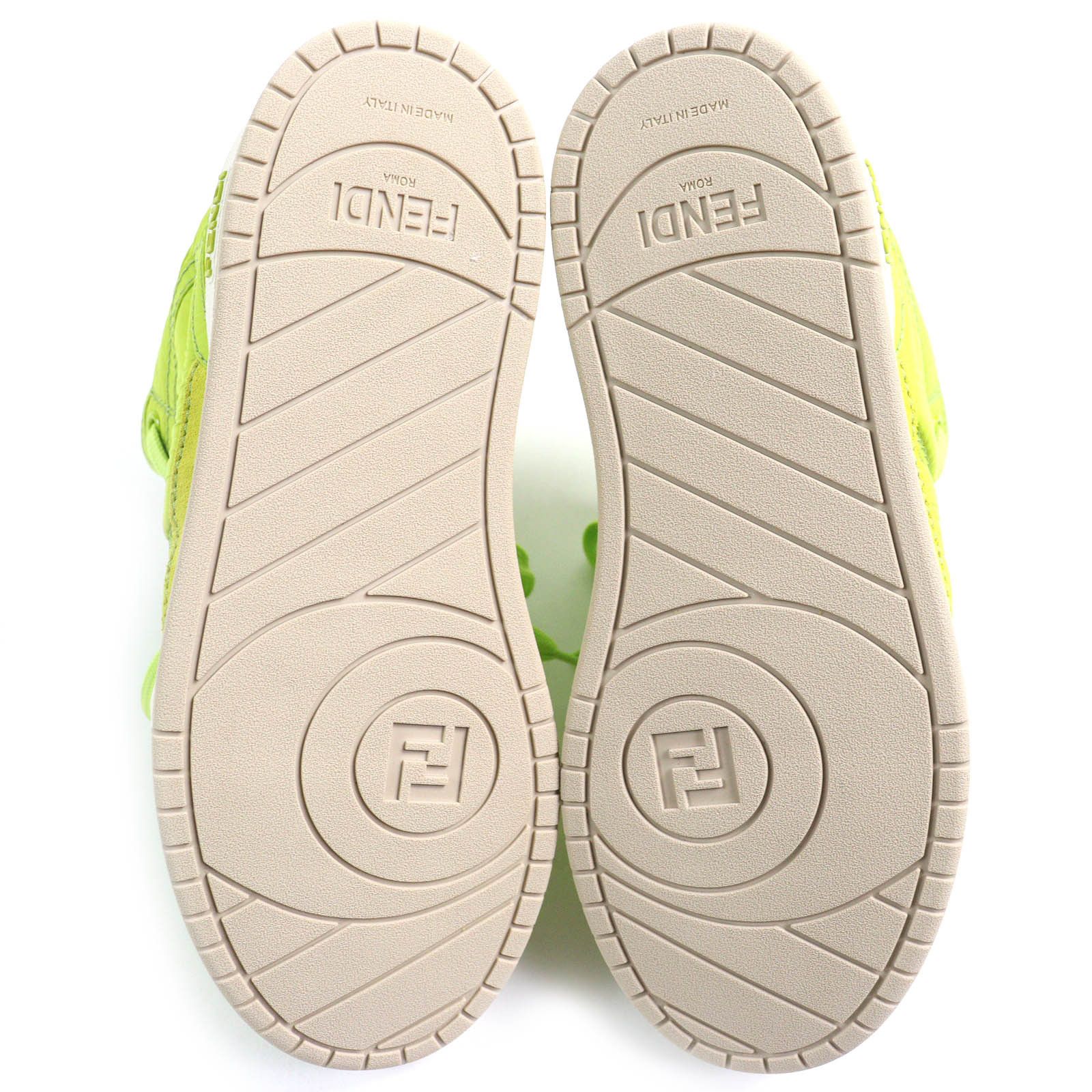 Fendi Fendi Fendi Baguette pocket Nylon Leather High Cut Sneakers Leather Shoes 8E8380 DUTY FREE for USA Size ONE SIZE - 8 Thumbnail