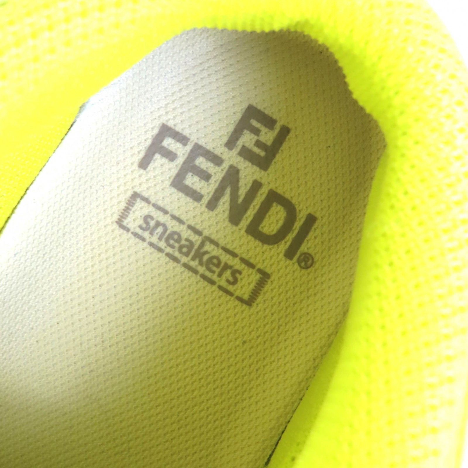 Fendi Fendi Fendi Baguette pocket Nylon Leather High Cut Sneakers Leather Shoes 8E8380 DUTY FREE for USA Size ONE SIZE - 13 Thumbnail