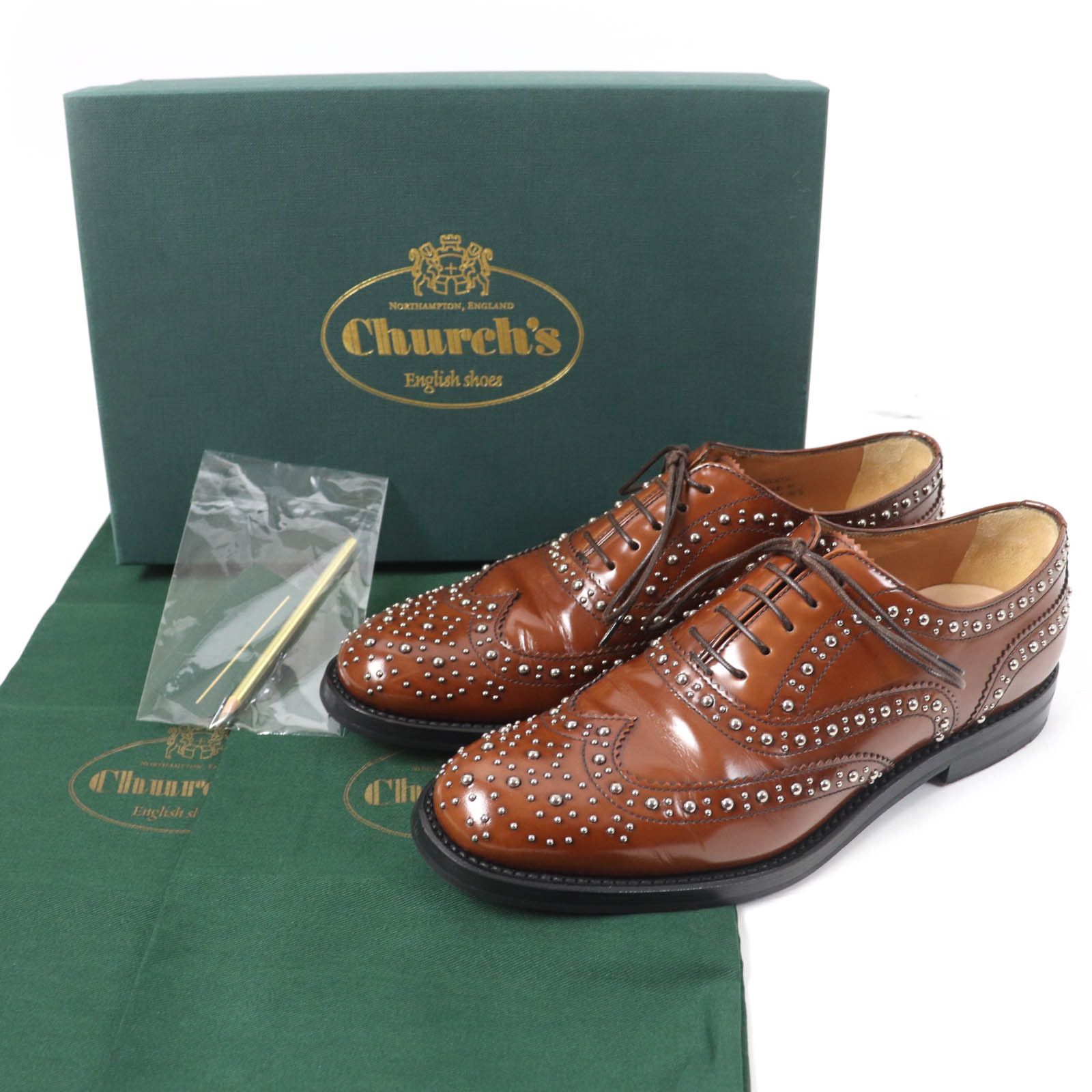 Other Other Church's Burwood Met Studs Leather Shoes Leather Shoes DUTY FREE for USA Size ONE SIZE - 2 Thumbnail