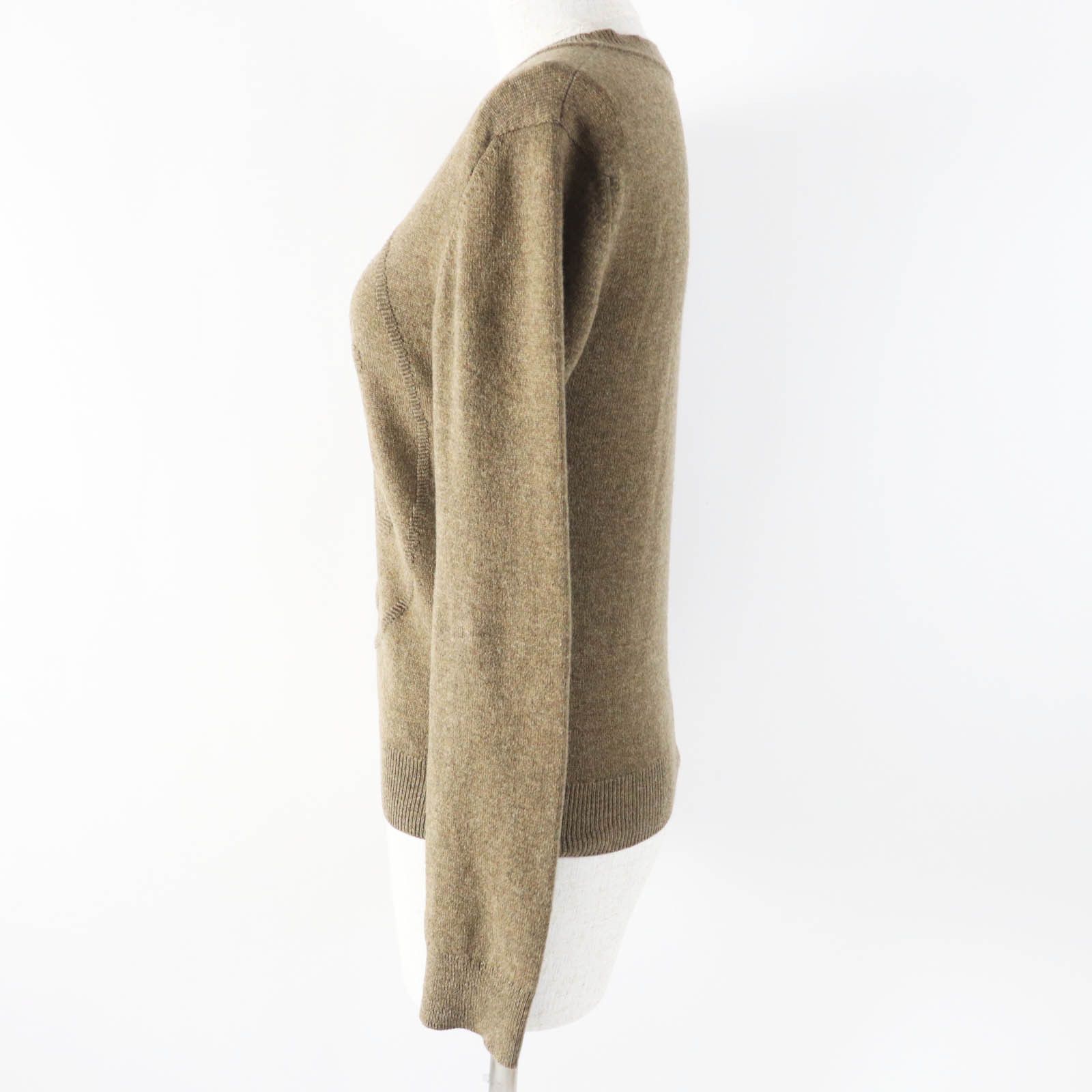 Hermes Hermes Hermes H lift Cashmere Knit Natural Material Tops DUTY FREE for USA Size ONE SIZE - 3 Thumbnail