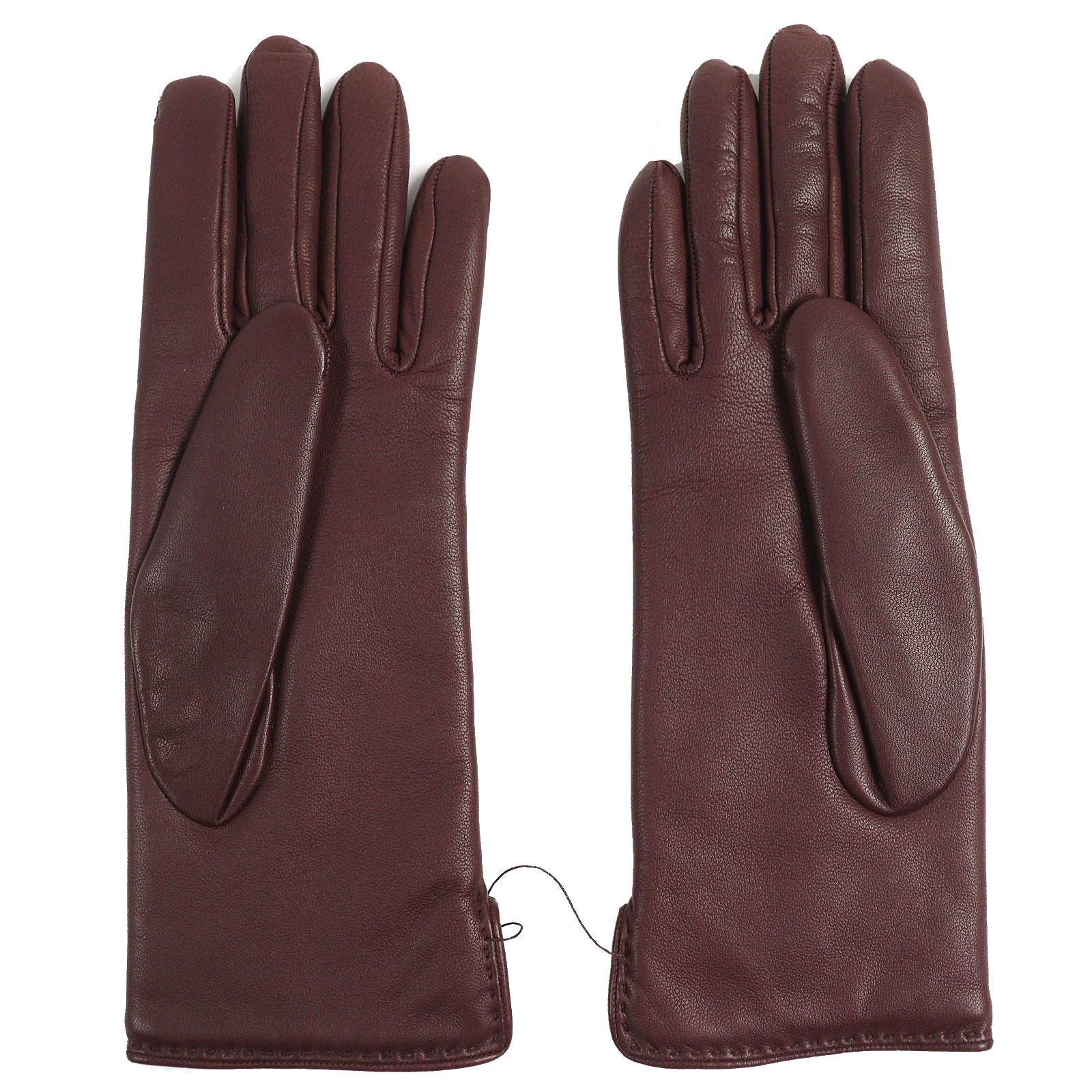 Hermes Hermes Hermes H logo Lamb Leather Gloves Leather Gloves Size ONE SIZE - 4 Thumbnail
