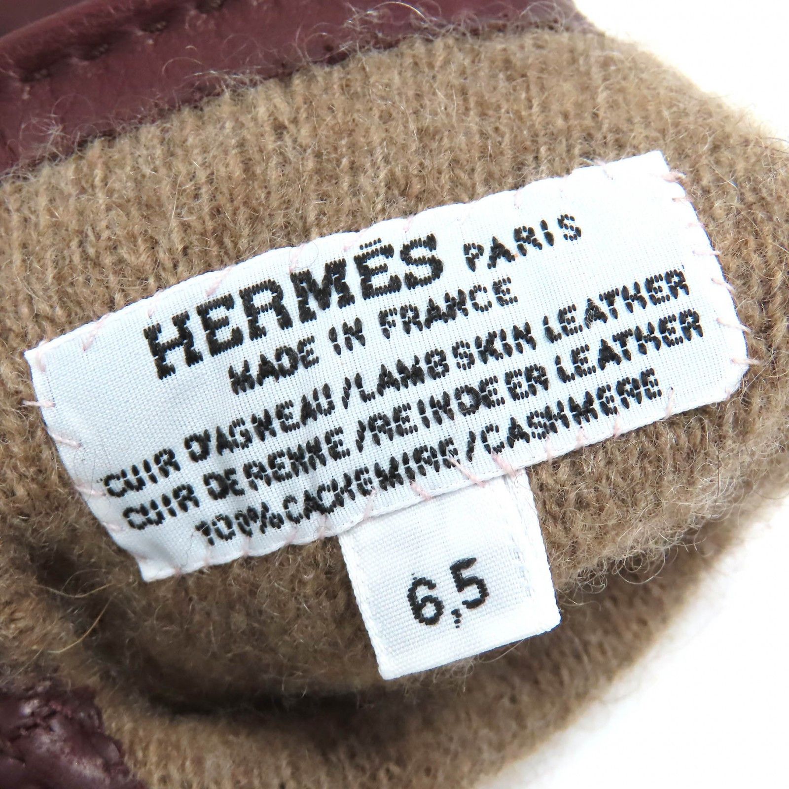 Hermes Hermes Hermes H logo Lamb Leather Gloves Leather Gloves Size ONE SIZE - 7 Thumbnail