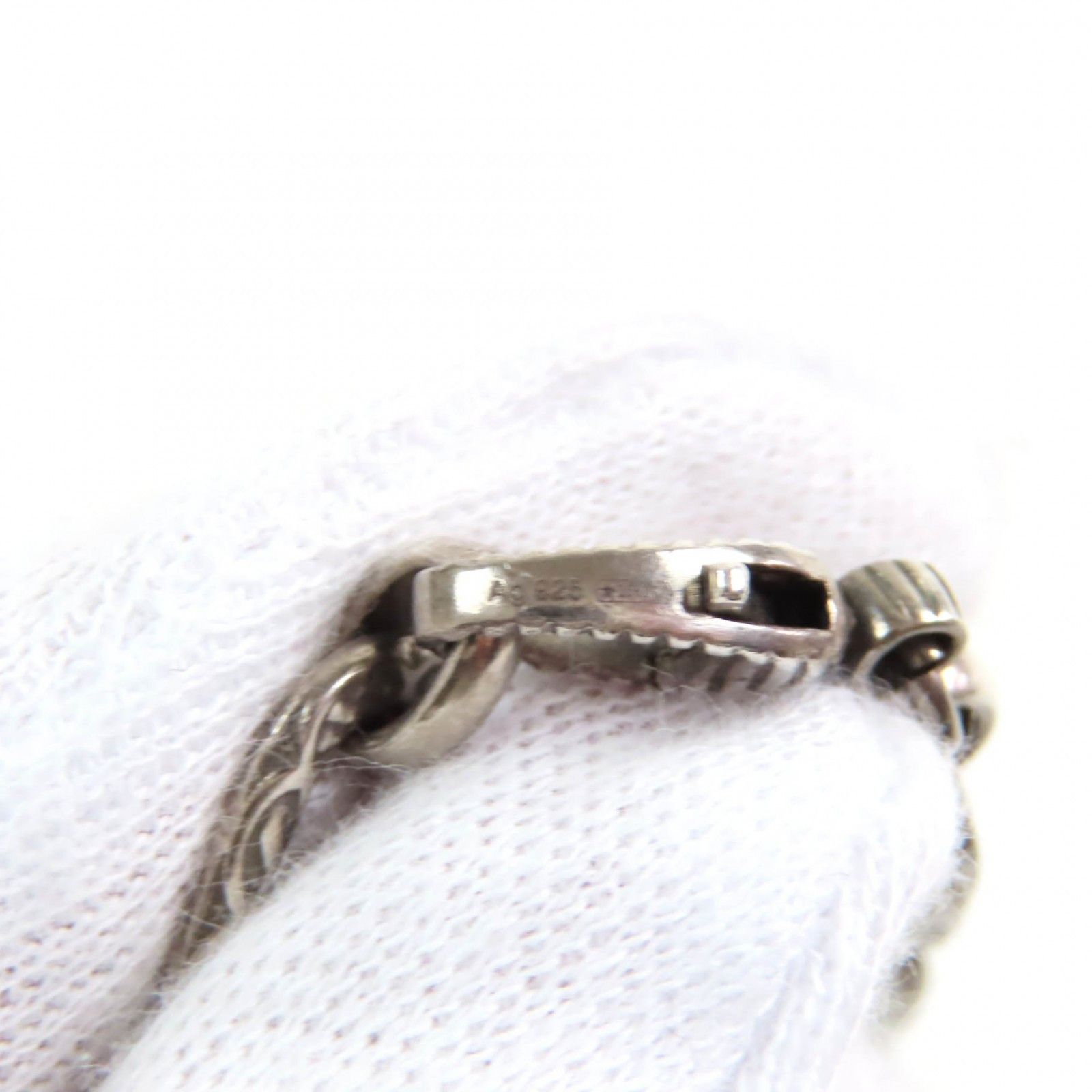 Gucci Gucci Gucci Interlocking G Arabesque AG925 Necklace Metal Necklace 524890 Size ONE SIZE - 9 Thumbnail
