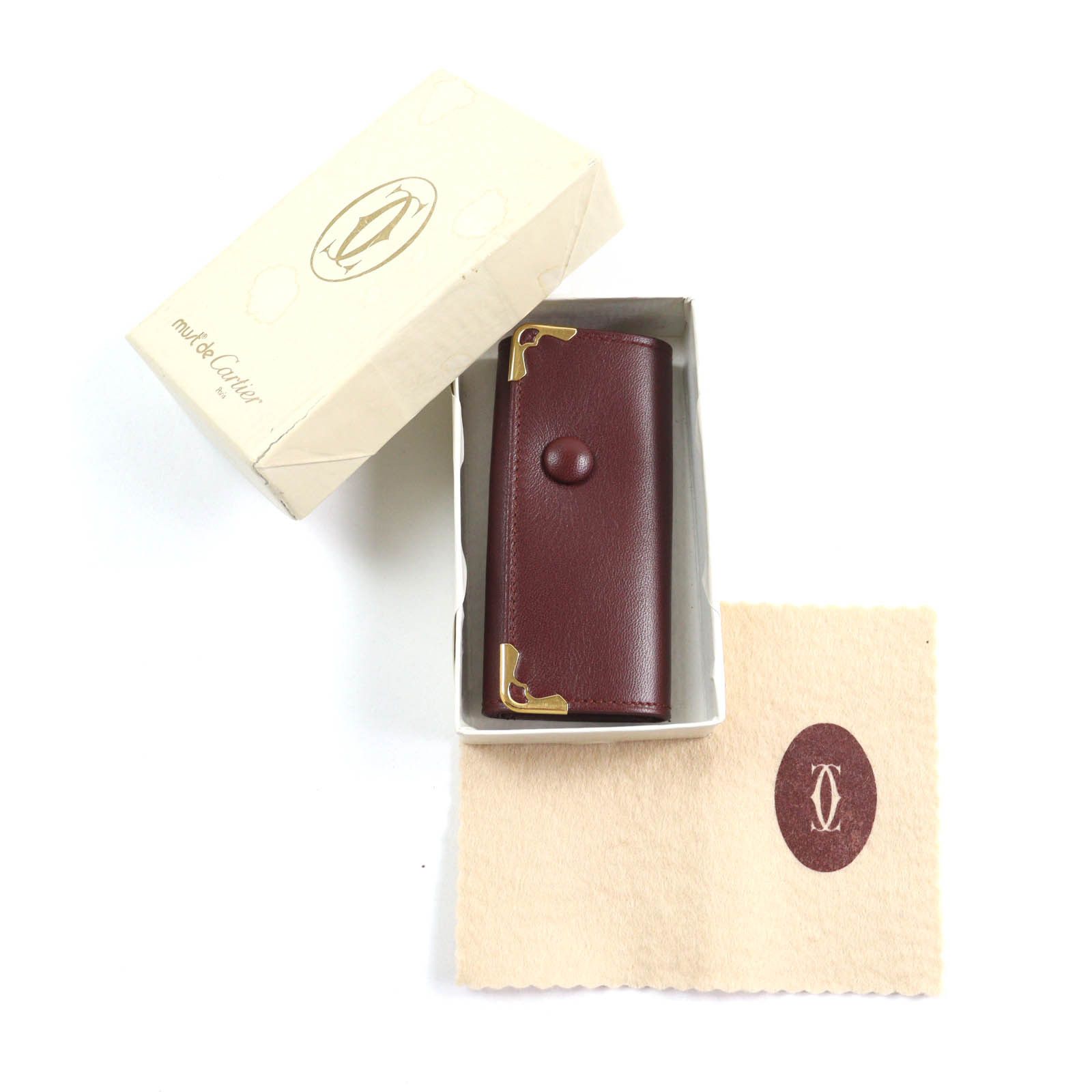 Cartier Cartier Must de Cartier Leather Key Holder Leather Key case