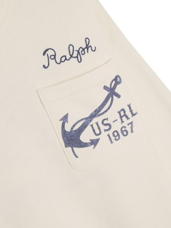 Ralph Lauren RALPH LAUREN Men Hoodies 710965005 001 White Size US XL / EU 56 / 4 - 3 Thumbnail