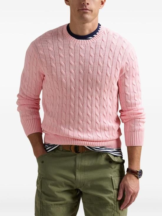 Ralph Lauren RALPH LAUREN Men Sweater 710961151 004 Pink Size US L / EU 52-54 / 3 - 3 Thumbnail