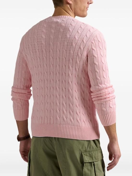 Ralph Lauren RALPH LAUREN Men Sweater 710961151 004 Pink Size US M / EU 48-50 / 2 - 2 Thumbnail