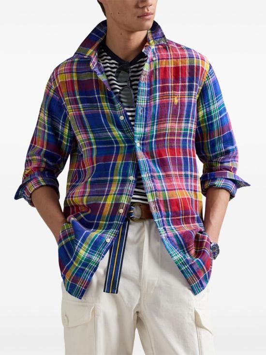 Ralph Lauren RALPH LAUREN Men Long Tops 710968914 001 Blue Size US S / EU 44-46 / 1 - 3 Thumbnail