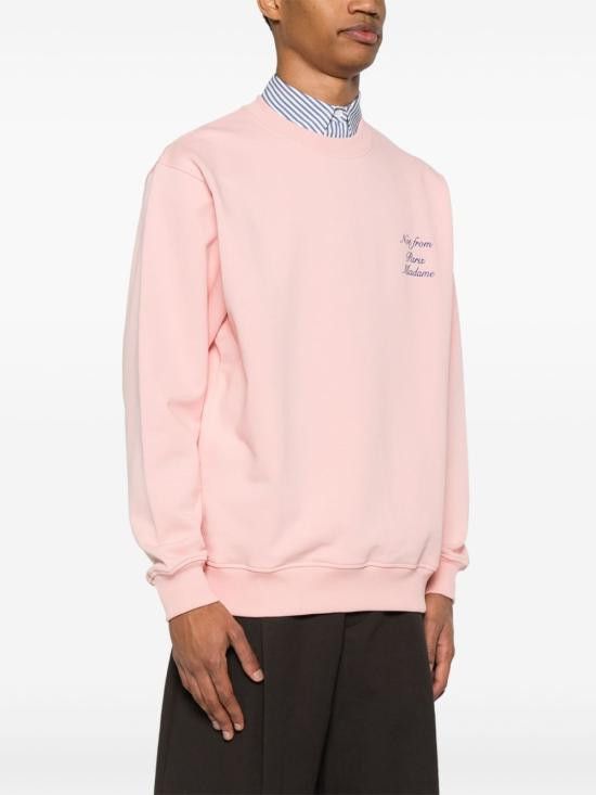 Drole De Monsieur DROLE DE MONSIEUR Men Hoodies GSW157 CO127LIGHTPINK Pink Size US XL / EU 56 / 4 - 3 Thumbnail