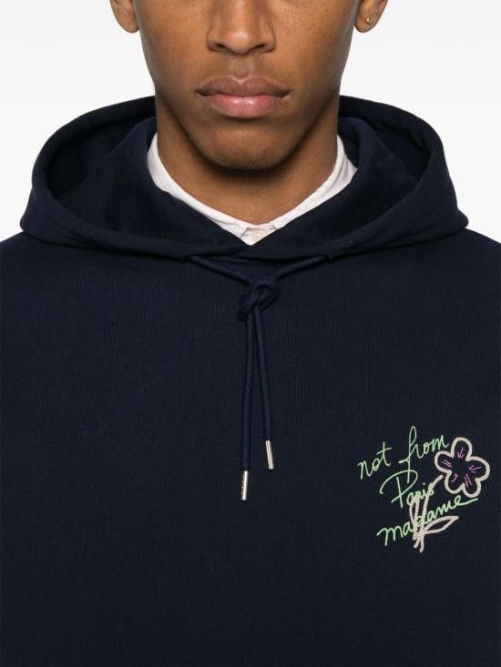 Drole De Monsieur DROLE DE MONSIEUR Men Hoodies GHO150 CO127NAVY Blue Size US XL / EU 56 / 4 - 2 Thumbnail