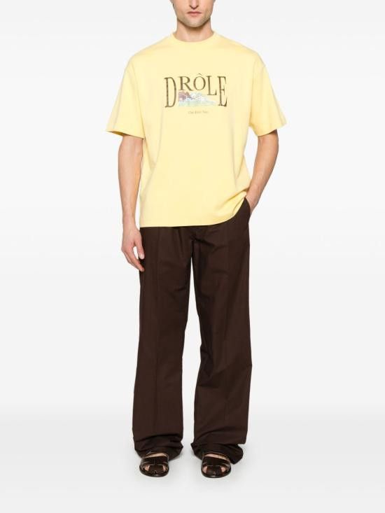 Drole De Monsieur DROLE DE MONSIEUR Men T-Shirts GTS246 CO002LIGHTYELLOW Yellow Size US S / EU 44-46 / 1 - 3 Thumbnail