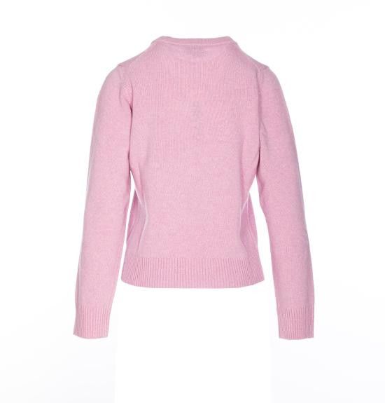 Ganni GANNI Women Sweater K2499 868 Pink Size M / US 6-8 / IT 42-44 - 2 Thumbnail