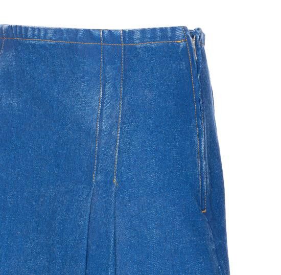 Marni MARNI Women Mid Skirts GOJD0786A0 USCU83BDB60 Blue Size 28" / US 6 / IT 42 - 3 Thumbnail