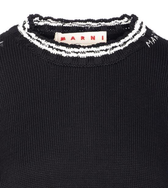 Marni MARNI Women Sweater GCMD0276Q2 UFC652V2N99 Black Size M / US 6-8 / IT 42-44 - 4 Thumbnail