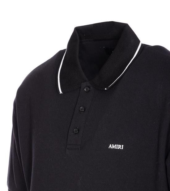 Amiri AMIRI Men Polo Shirts JYPO1018 BLACK Black Size US L / EU 52-54 / 3 - 3 Thumbnail