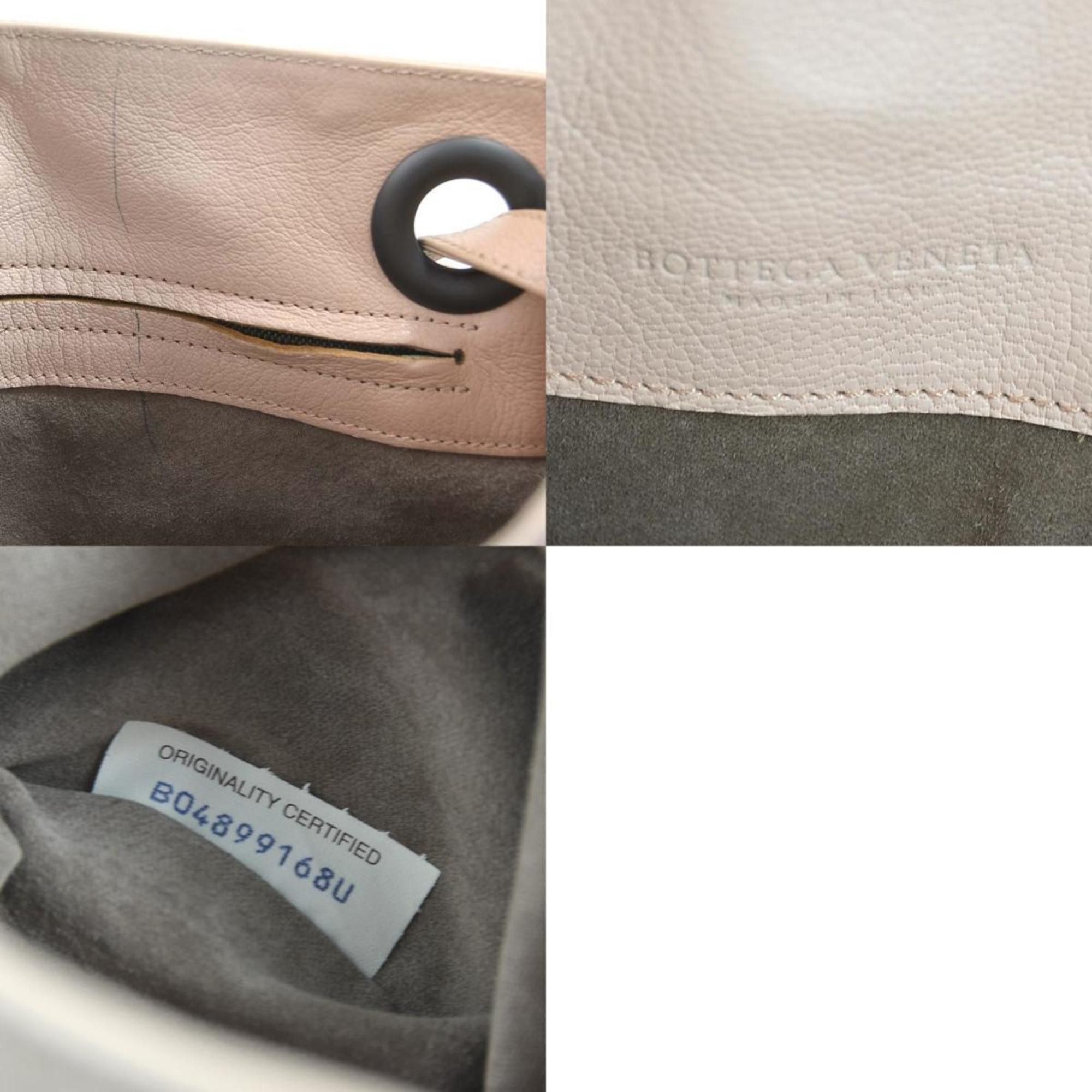 Bottega Veneta BOTTEGA VENETA handbag leather pink beige women's r10506a Size ONE SIZE - 5 Thumbnail