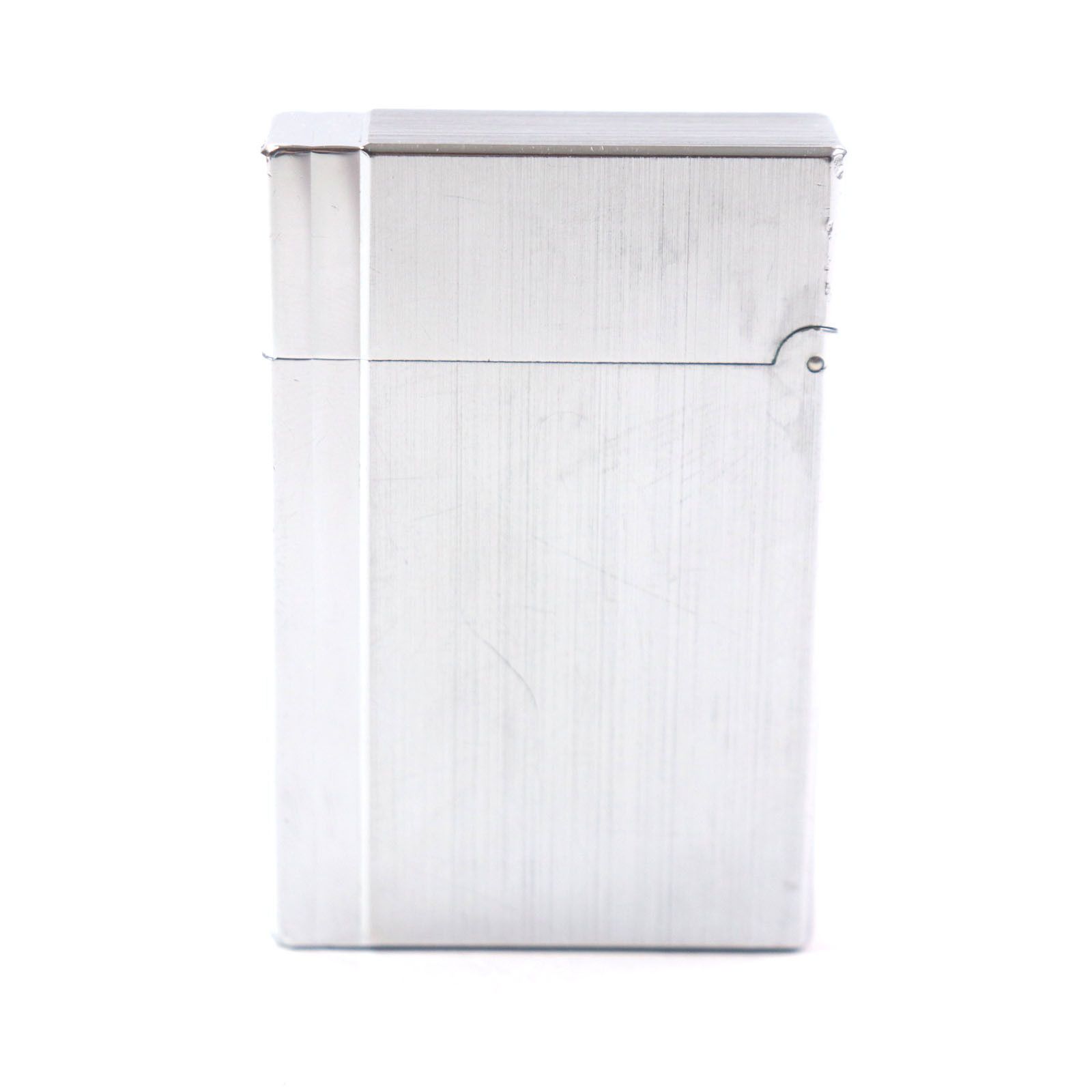 Other Other Dupont Line 2 Short Square Hairline Logo Engraved Silver Lighter Metal Lighter DUTY FREE for USA Size ONE SIZE - 3 Thumbnail