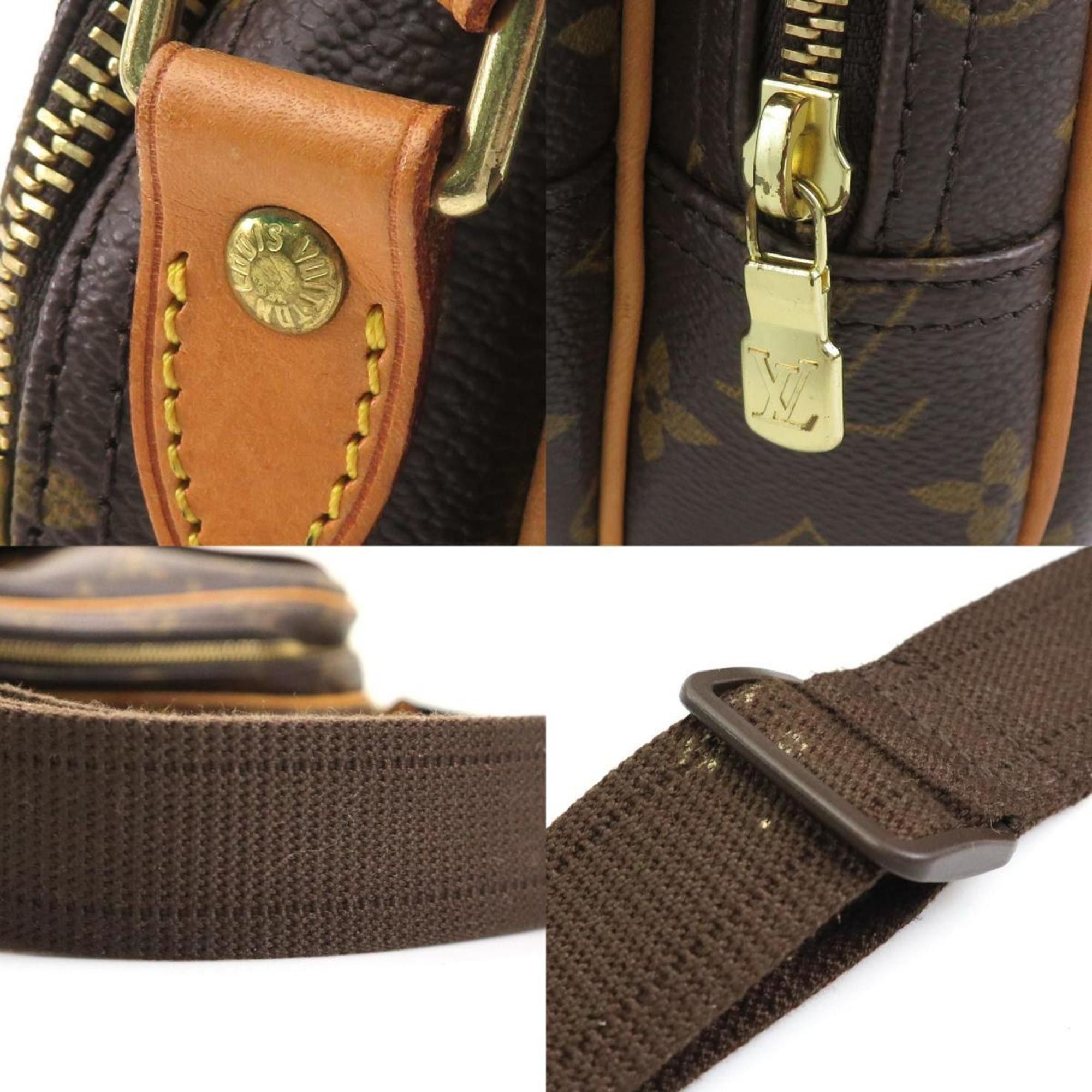 Louis Vuitton Louis Vuitton Shoulder Bag Monogram Reporter PM Canvas Brown Men's Women's M45254 90083g Size ONE SIZE - 4 Thumbnail