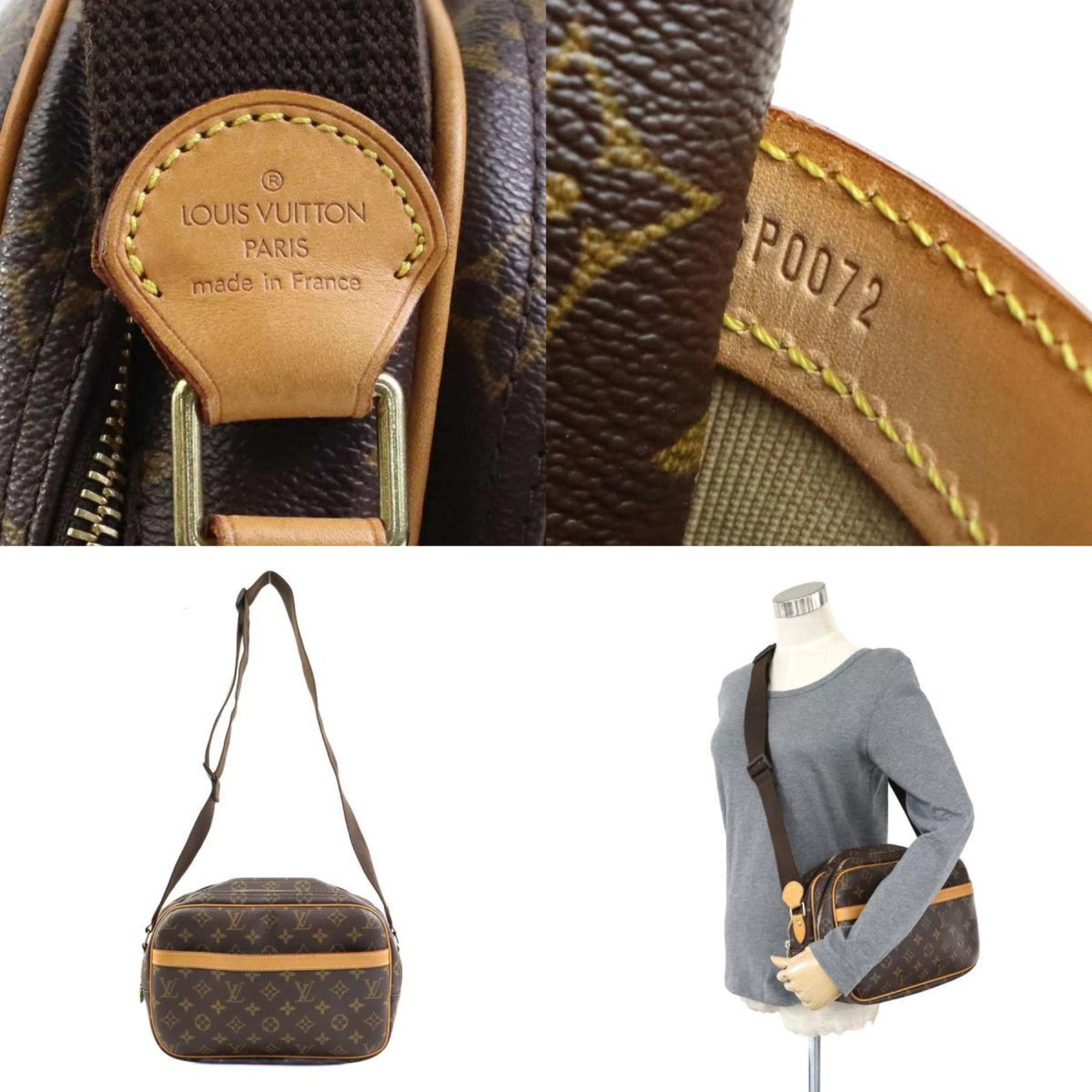 Louis Vuitton Louis Vuitton Shoulder Bag Monogram Reporter PM Canvas Brown Men's Women's M45254 90083g Size ONE SIZE - 5 Thumbnail