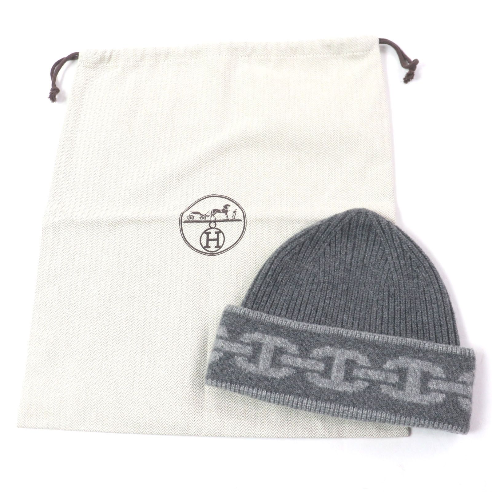 Hermes Hermes Hermes Chne Dunkel Cashmere Knit Cap Others Hats Size ONE SIZE - 2 Thumbnail