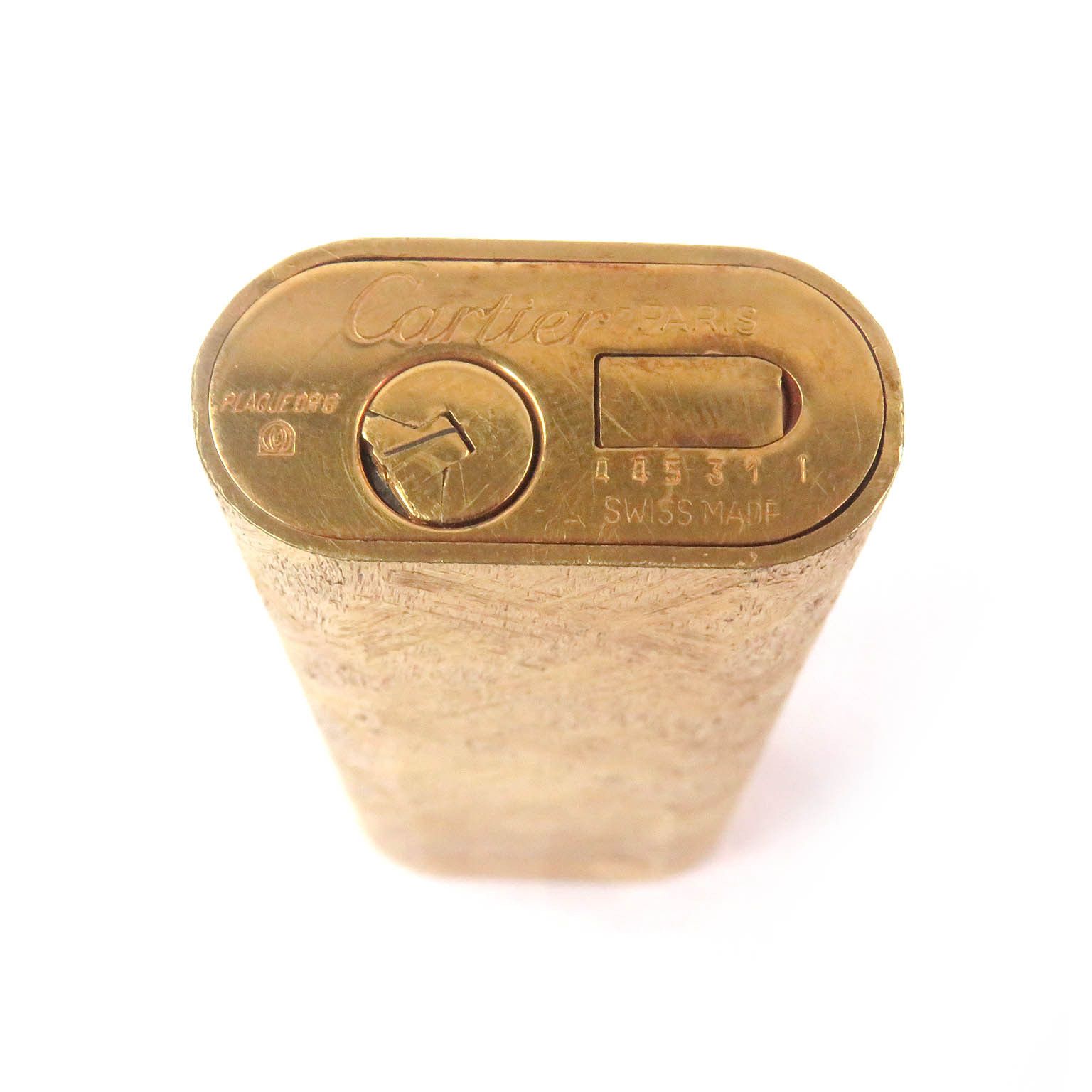 Cartier Cartier Cartier Crosscut All-over Pattern Lighter Metal Lighter Size ONE SIZE - 5 Thumbnail