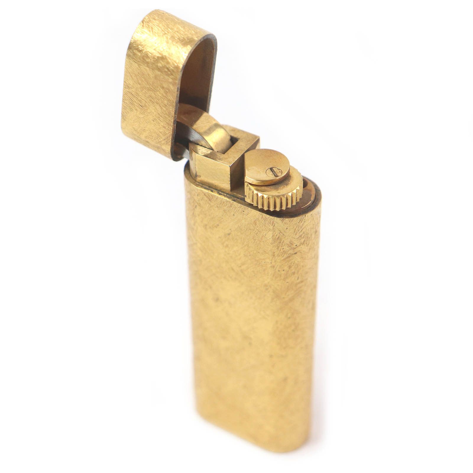 Cartier Cartier Cartier Crosscut All-over Pattern Lighter Metal Lighter Size ONE SIZE - 4 Thumbnail