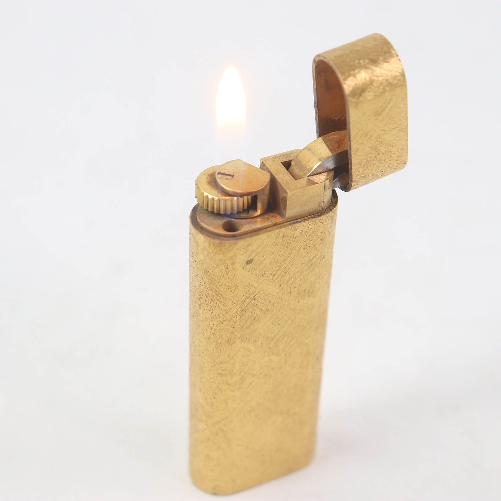 Cartier Cartier Cartier Crosscut All-over Pattern Lighter Metal Lighter Size ONE SIZE - 3 Thumbnail