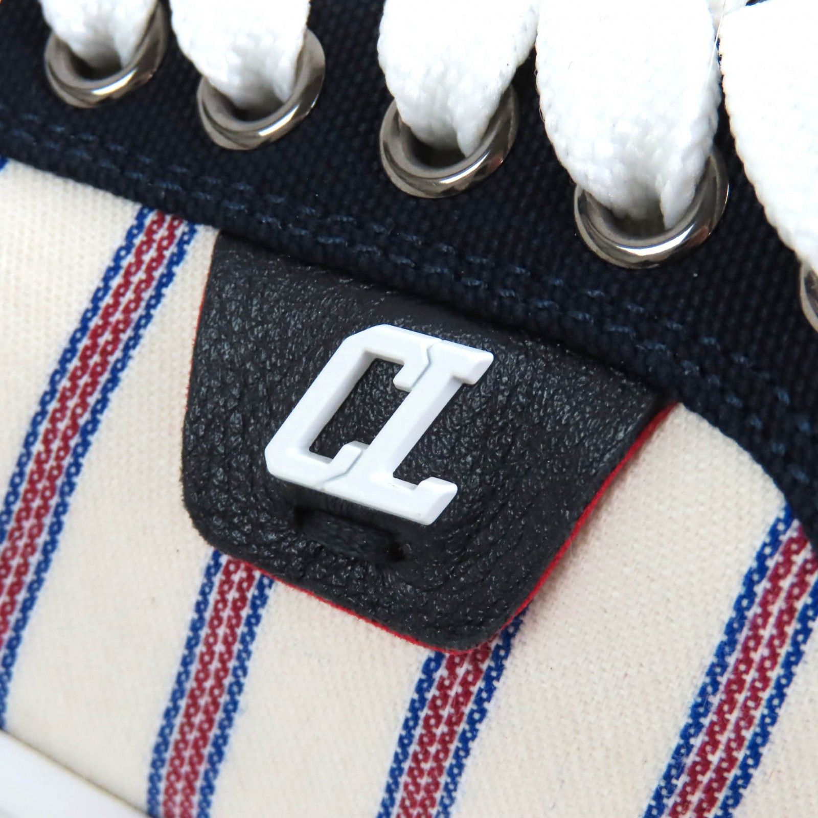Christian Louboutin Christian Louboutin Christian Louboutin HAPPYRUI Canvas Leather Sneakers Canvas Shoes DUTY FREE for USA Size ONE SIZE - 8 Thumbnail