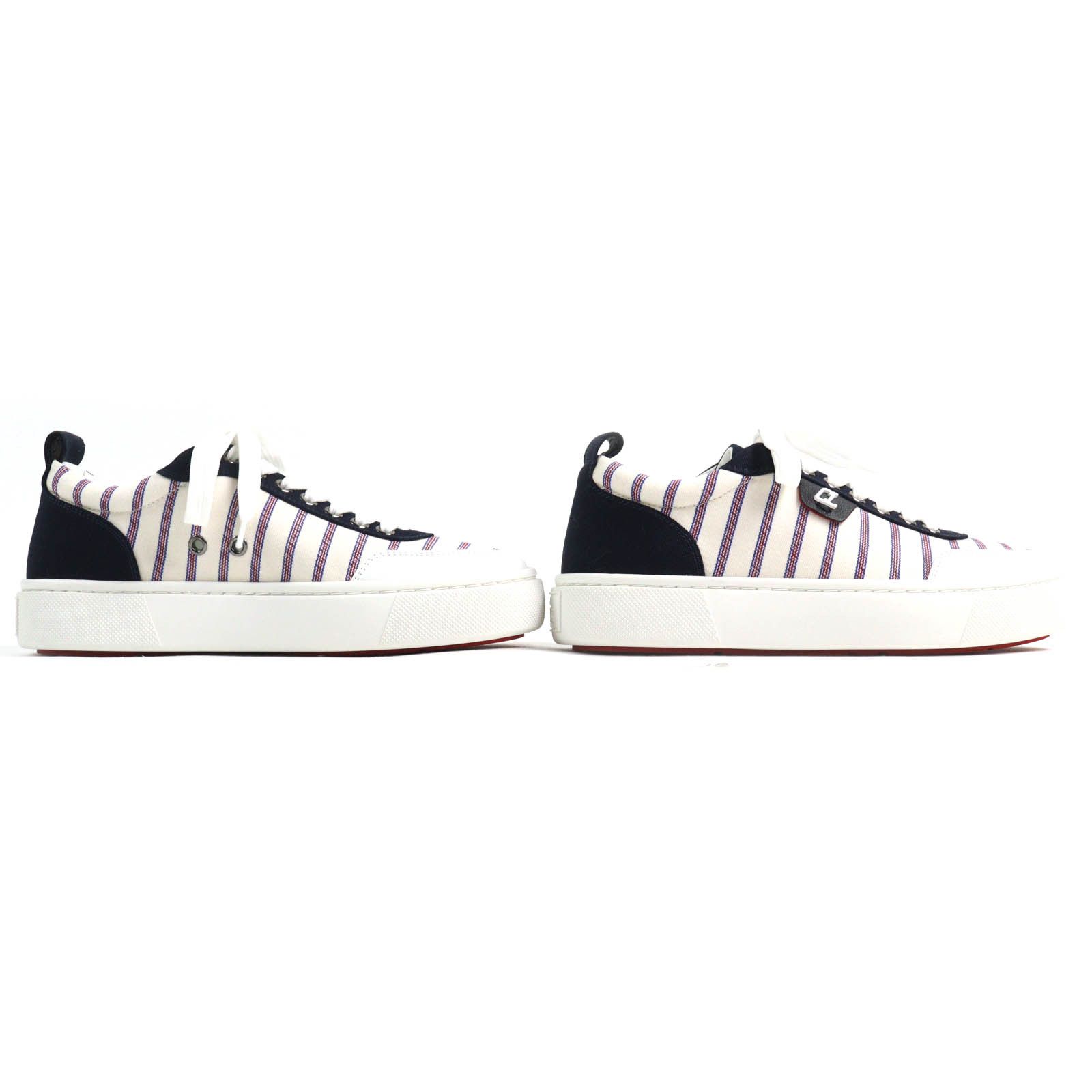 Christian Louboutin Christian Louboutin Christian Louboutin HAPPYRUI Canvas Leather Sneakers Canvas Shoes DUTY FREE for USA Size ONE SIZE - 3 Thumbnail