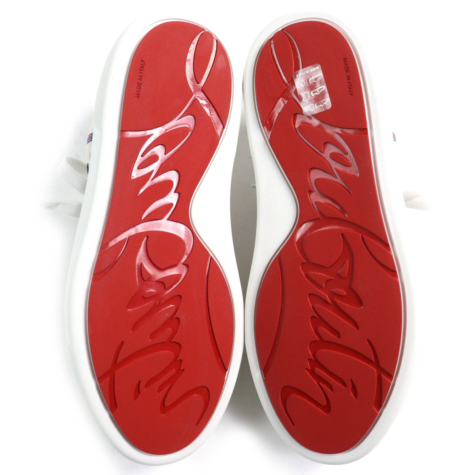 Christian Louboutin Christian Louboutin Christian Louboutin HAPPYRUI Canvas Leather Sneakers Canvas Shoes DUTY FREE for USA Size ONE SIZE - 7 Thumbnail