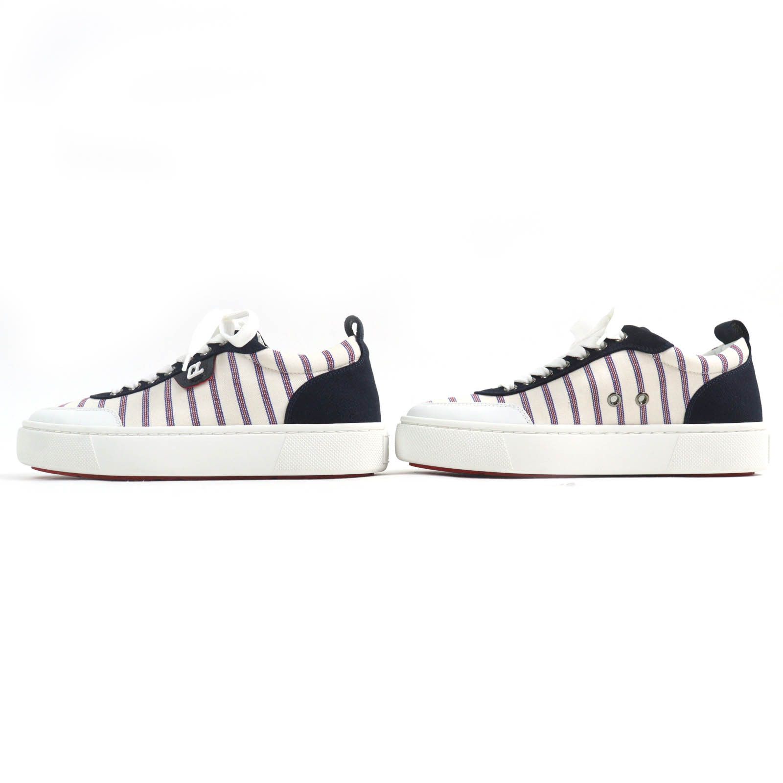 Christian Louboutin Christian Louboutin Christian Louboutin HAPPYRUI Canvas Leather Sneakers Canvas Shoes DUTY FREE for USA Size ONE SIZE - 2 Thumbnail