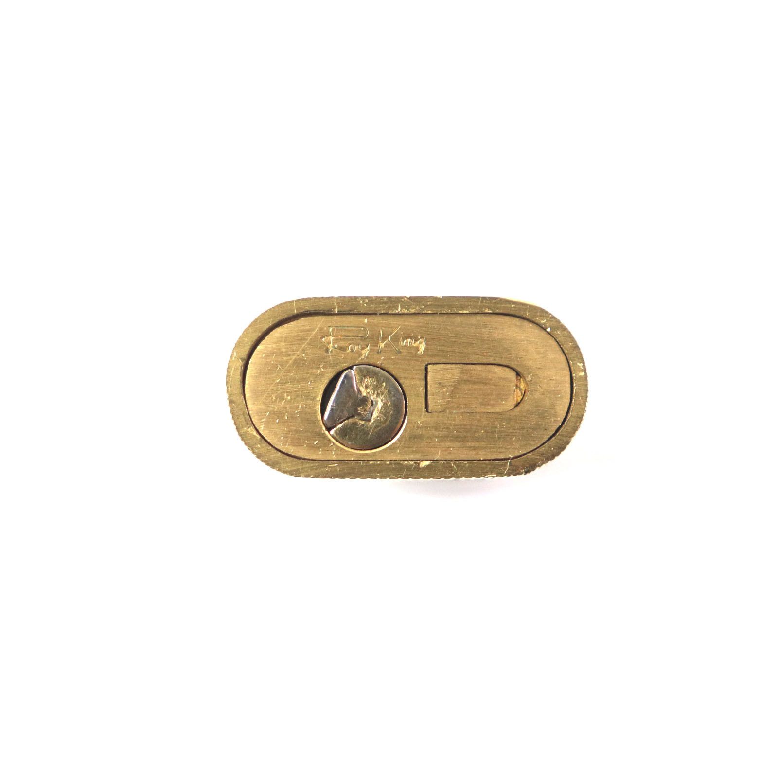 Cartier Cartier Cartier Royking Oval Outer Jacket Regimental Stripe Pattern Lighter Metal Lighter Size ONE SIZE - 7 Thumbnail