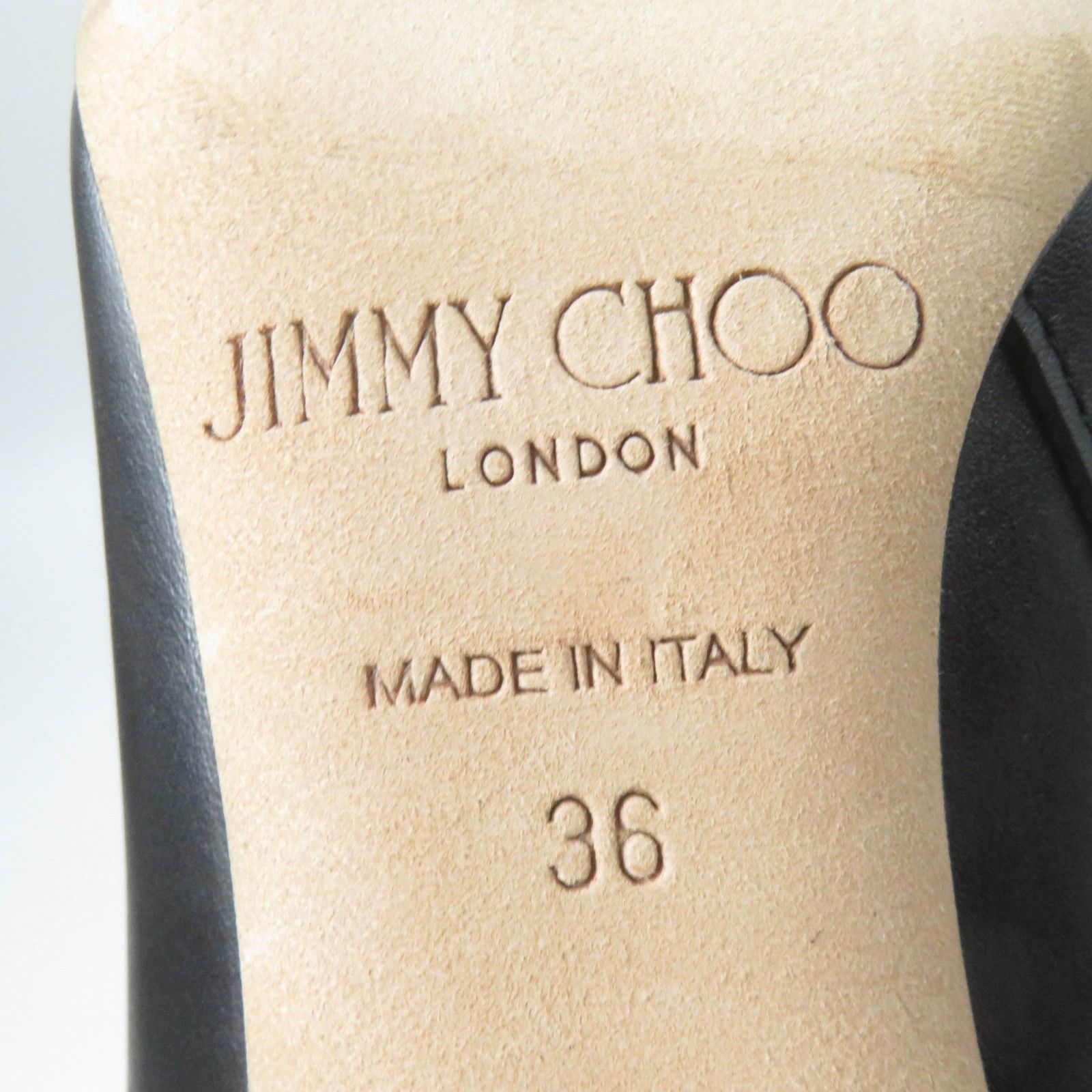 Jimmy Choo Jimmy Choo Jimmy Choo DARWIN 85 Soft Calf Leather Knee-high Boots Leather Shoes Size ONE SIZE - 10 Thumbnail