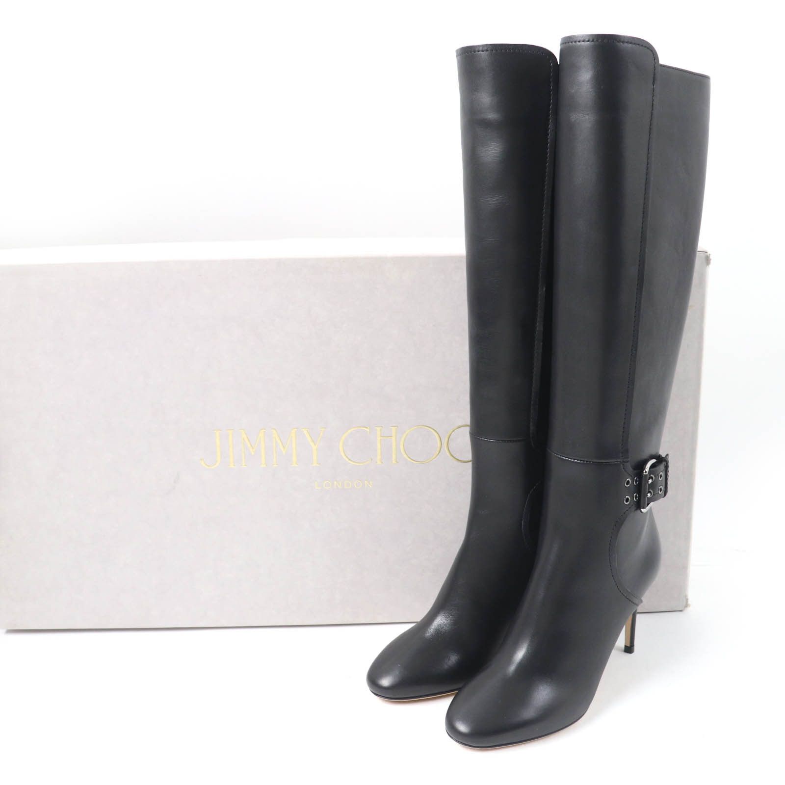 Jimmy Choo Jimmy Choo Jimmy Choo DARWIN 85 Soft Calf Leather Knee-high Boots Leather Shoes Size ONE SIZE - 2 Thumbnail