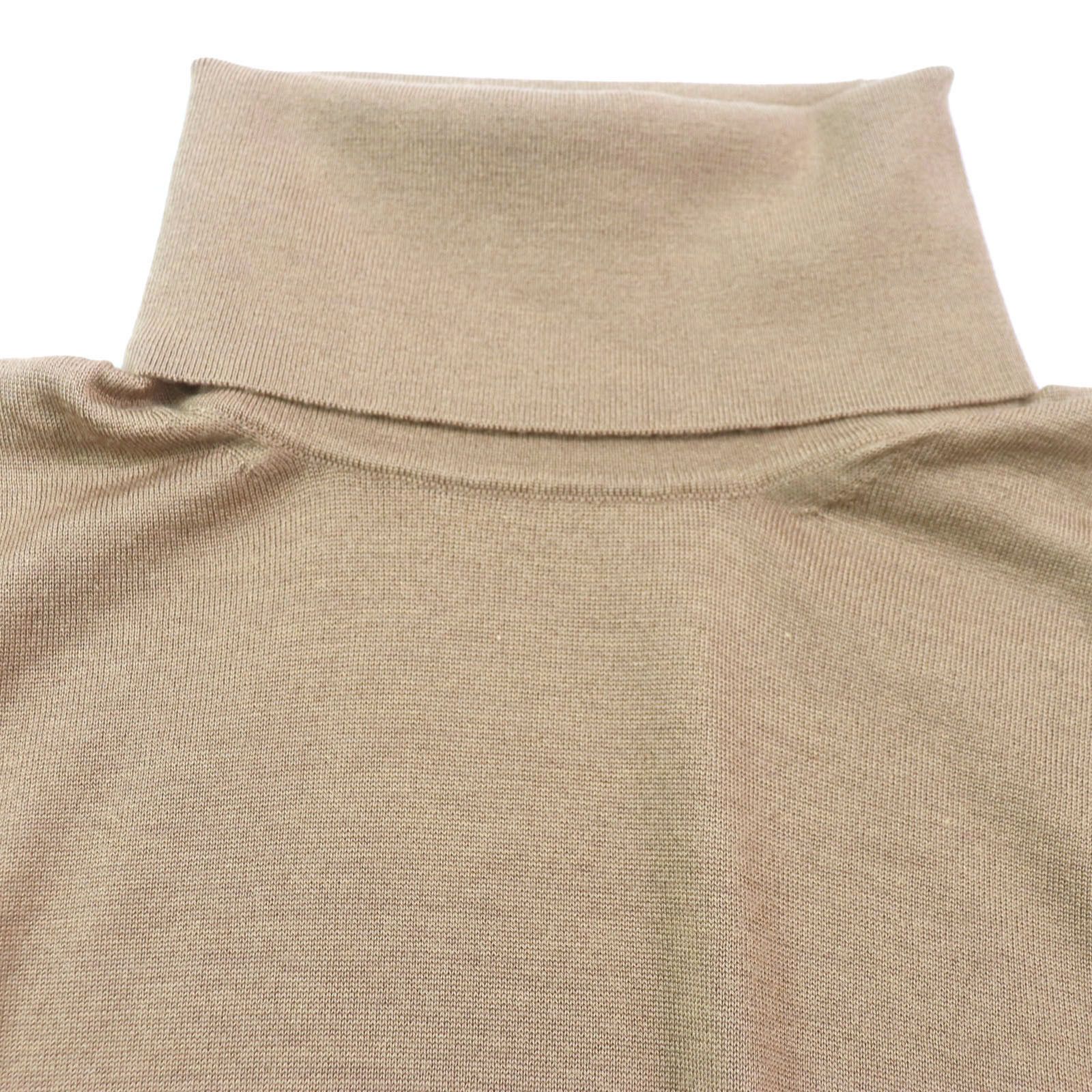 Yves Saint Laurent Yves Saint Laurent Saint Laurent Paris 752350 Wool Cashmere Silk Turtleneck Sweater Natural Material Tops 752350 Size ONE SIZE - 2 Thumbnail