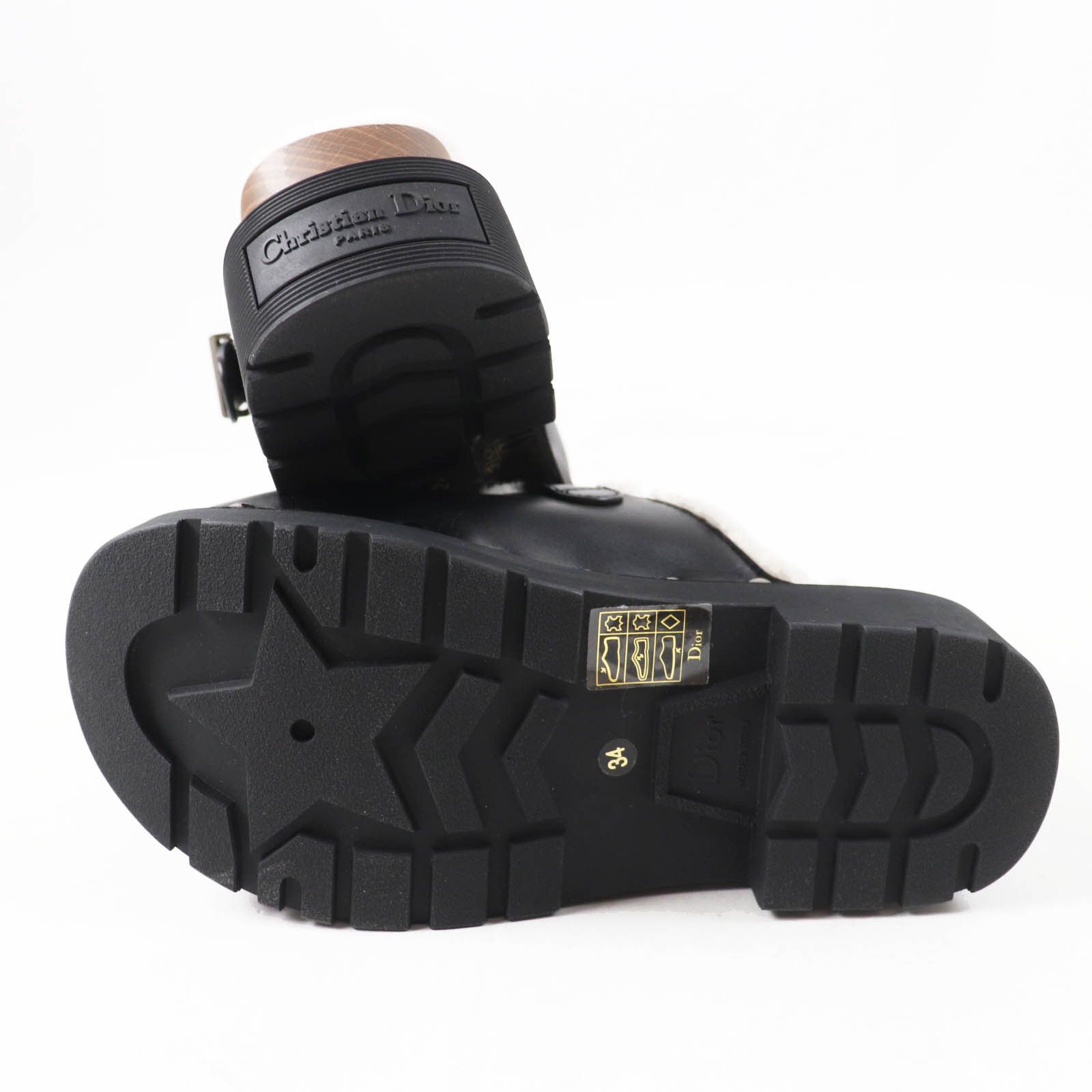 Dior Dior Christian Dior Diorquake Sabo Leather Mouton Sandals Leather Shoes DUTY FREE for USA Size ONE SIZE - 4 Thumbnail