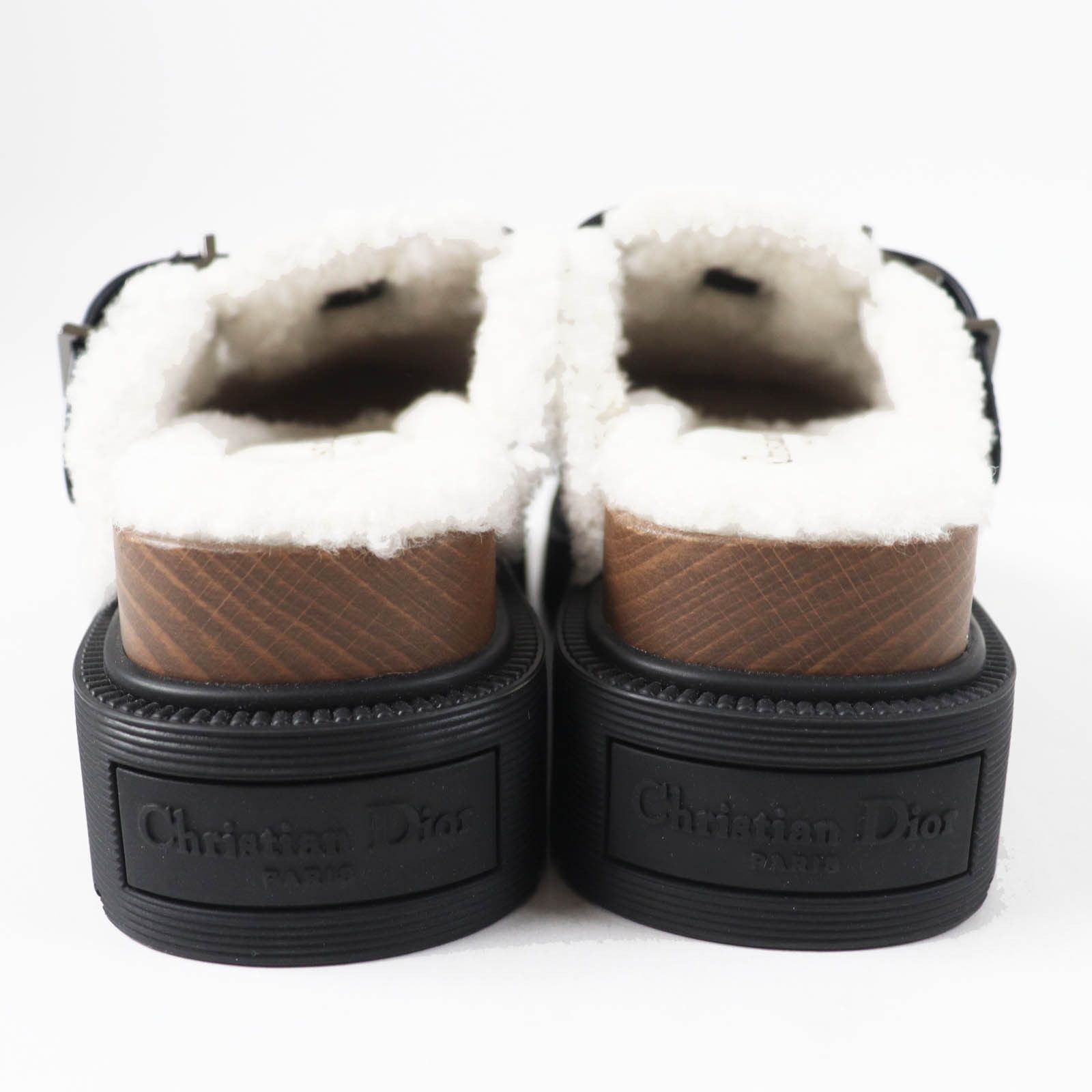 Dior Dior Christian Dior Diorquake Sabo Leather Mouton Sandals Leather Shoes DUTY FREE for USA Size ONE SIZE - 2 Thumbnail