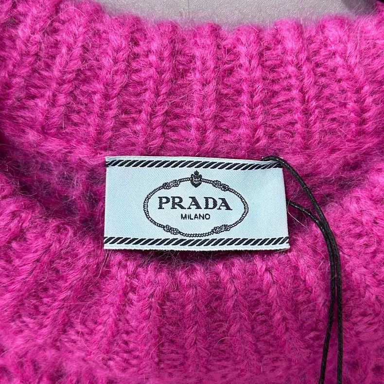 Prada Pink Knitted Sweater by PRADA- DMC Size US M / EU 48-50 / 2 - 4 Thumbnail