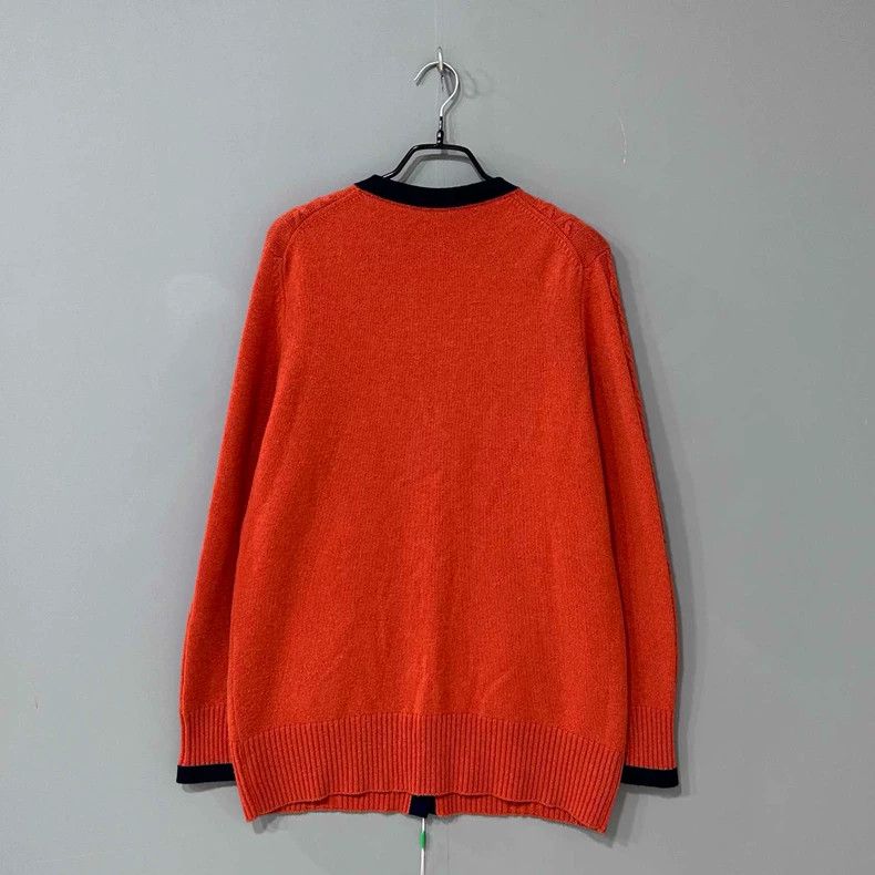 Chanel Orange Cashmere Cardigan from Chanel- DMC Size US L / EU 52-54 / 3 - 4 Thumbnail