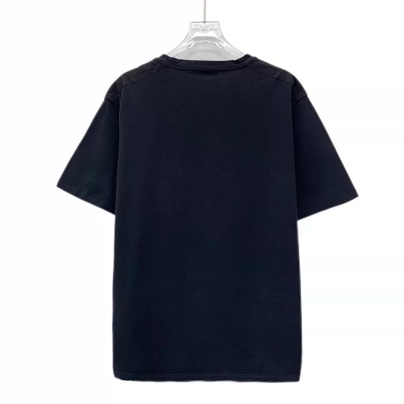 Prada Prada Deep Blue Logo Cotton T-Shirt XXXL- DMC Size US XXL / EU 58 / 5 - 2 Thumbnail