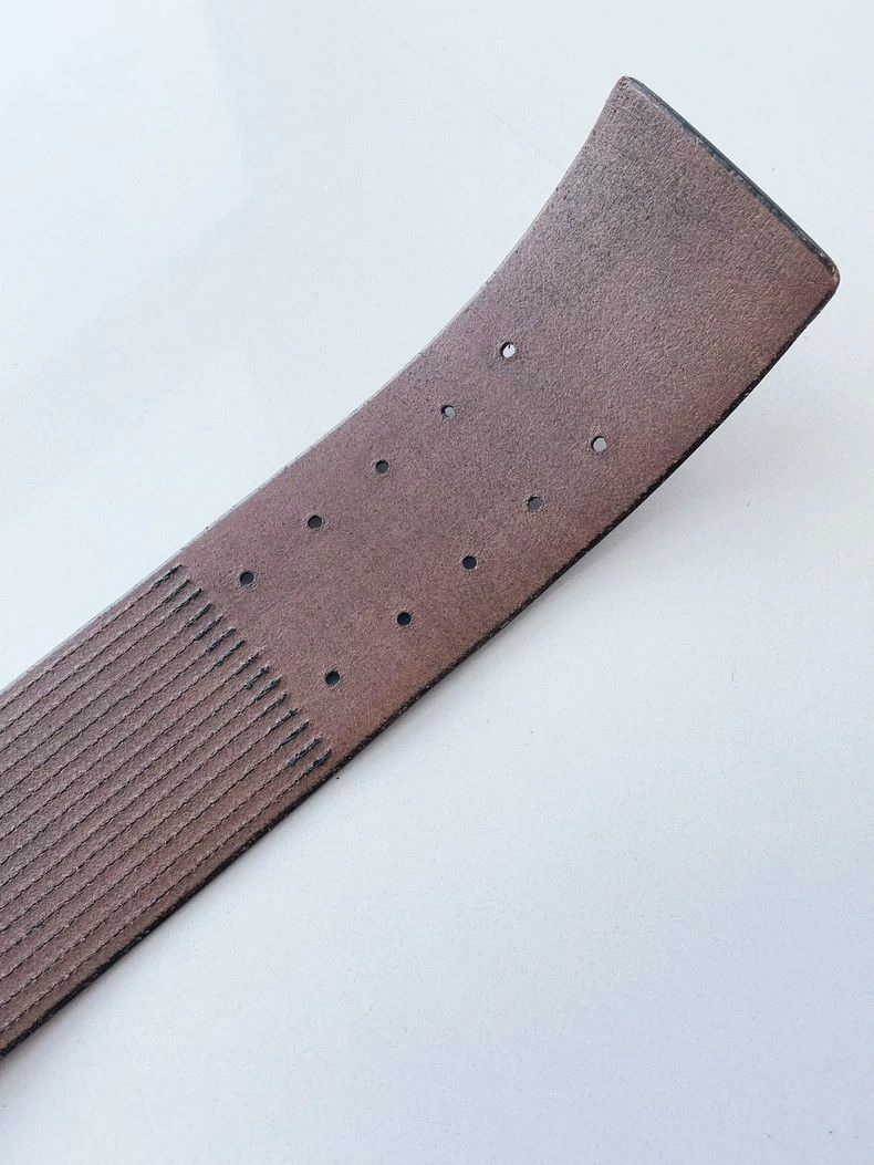 Dries Van Noten Dries Van Noten Wide Leather Embroidered Belt- DMC Size ONE SIZE - 3 Thumbnail