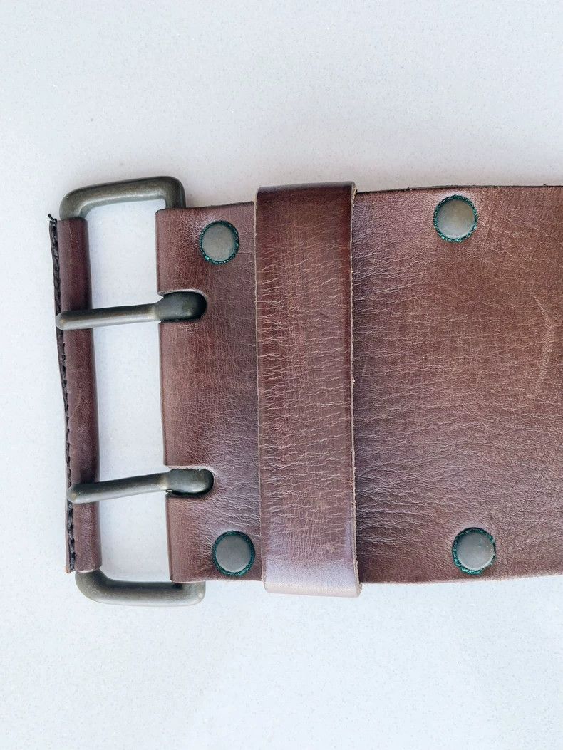 Dries Van Noten Dries Van Noten Wide Leather Embroidered Belt- DMC Size ONE SIZE - 5 Thumbnail