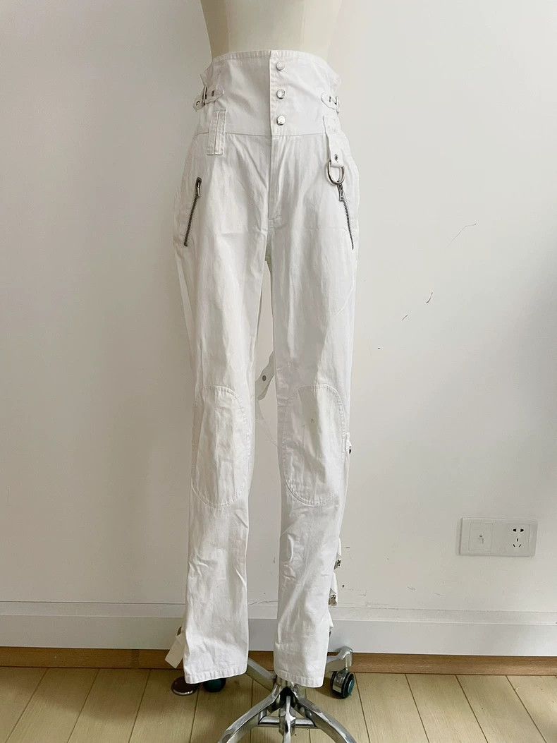 Dolce & Gabbana Dolce & Gabbana High Waisted White Pants- DMC Size US 31 - 3 Thumbnail