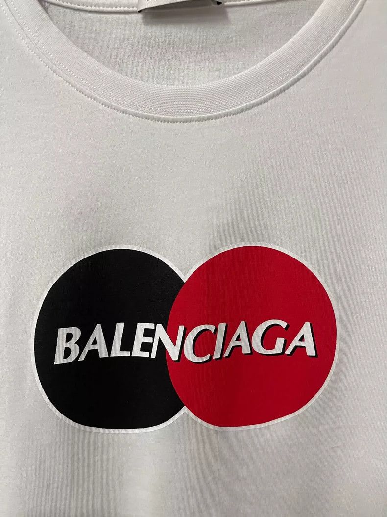 Balenciaga Balenciaga Short Sleeve T-Shirt with Logo- DMC Size US S / EU 44-46 / 1 - 5 Thumbnail